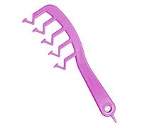 Peigne de couture de cheveux en forme de Z Brosse de coiffure Conception de couture de cheveux Coupe de cheveux Frange cheveux Enfants Artif Bouclés M0R6 Peigne en forme de cheveux