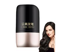 Peigne de couverture de cheveux gris - Stylo de teinture 2 en 1 portable résistant à la transpiration - Outil de coloration pour femme et - Pour la maison, le salon, les adultes, les voyages, la