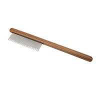 Peigne de Démêlage pour Chats, Peigne Anti-puces pour Chats Peigne en Métal pour Chien Peigne en Bois Massif pour Animaux de Compagnie Outil de Toilettage Peigne à Nœud pour