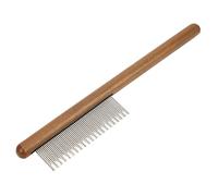 Peigne de Démêlage pour Chats, Peigne pour Chat, Peigne en Métal pour Chien, Peigne en Bois Massif pour Animaux de Compagnie, Outil de Toilettage pour Animaux de Compagnie,