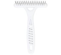 Peigne de démêlage pour chien |Râteau à double rangée pour sous-couche épaisse |Outil de toilettage pour animaux de compagnie pour Golden Retrievers/Huskies/Saint-Bernard |Brosse