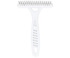 Peigne de démêlage pour chien |Râteau à double rangée pour sous-couche épaisse |Outil de toilettage pour animaux de compagnie pour Golden Retrievers/Huskies/Saint-Bernard |Brosse