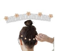 Peigne de finition en forme de U et outils de coiffage - Pinces à cheveux invisibles extensibles pour filles et femmes