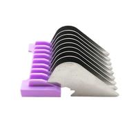 Peigne De Fixation For Tondeuse À Cheveux En Acier Inoxydable, Compatible Avec Wahl, Compatible Avec Moser, Rasoir 1400 1853 1233 1234 1170 1230 1233-7100(Light purple19MM)