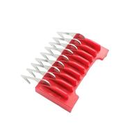 Peigne De Fixation For Tondeuse À Cheveux En Acier Inoxydable, Compatible Avec Wahl, Compatible Avec Moser, Rasoir 1400 1853 1233 1234 1170 1230 1233-7100(Red-3MM)