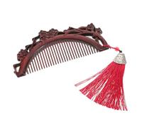Peigne de fleur de prune de bois de santal peigne de poche peigne portatif brosse à cheveux vintage petit peigne à cheveux mignon Peigne de style chinois peignes sculptés plastique