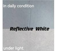 Peigne De Garde-Boue Avant De Moto, Autocollants Universels, Décoration De Carrosserie De Moteur, Moulage, Autocollant Étanche Pour Yamaha Smax, Xmax, Tmax-20x2.9cm(A Pair)-Reflective Blanc