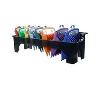 Peigne De Guidage De Limite De Tondeuse À Cheveux Universel Professionnel Avec Boîte, Compatible For Wahl, Peignes De Guide De Coupe De Tondeuse Accessoires De Salon De Coiffure(8Pcs-Colorful-Black)