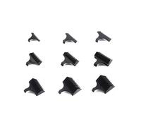 Peigne de guidage universel noir for tondeuse à cheveux, compatible avec les modèles Kemei 5027, 1949, 5098, 9163, 5021, etc; pièces de rechange for tondeuse.(1-21mm)