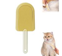 Peigne de langue pour chat, brosse de langue pour chat, peigne de massage pour crème glacée, peigne de langue pour chat céleri, peigne de langue pour chat Celerypets (jaune)