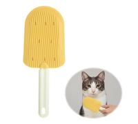 Peigne de langue pour chat, brosse de toilettage en silicone pour chats d'intérieur, brosse à poils longs, peigne mignon pour enlever les poils de chat, brosse de nettoyage pour meubles et vêtements