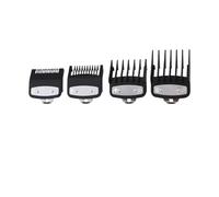 Peigne De Limite 1,5 Mm, 3 Mm, 4,5 Mm, 6 Mm, Compatible Avec Les Tondeuses Électriques Wahl, Les Coiffeurs, Les Ateliers, Les Peignes De Coupe Professionnels Y0731(Black-4pcs-set)