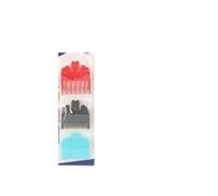 Peigne de limite 2/3/4 pièces, compatible avec Wahl, tondeuse à cheveux 1,5 mm 3 mm 4,5 mm Guide de coupe professionnel Peignes Peigne de positionnement de tondeuse à cheveux Y0907(HDPT-Color-3pcs)