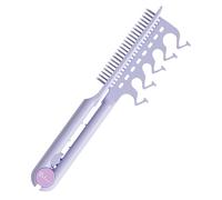 Peigne De Lissage En V, Compact Et Portable, 9.84x2.56 Pouce, Peigne Coiffure, Outil De Toilettage À Cheveux, Conception Antistatique, Pour Les Voyages Et L'utilisation Du Salon