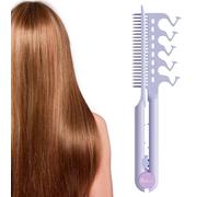 Peigne de litre des cheveux, 9,84x2,56 pouces, style pour les femmes, conception anti-statique avec une adhérence confortable, outil de coiffure pour le salon voyagez les filles de la famille des fi