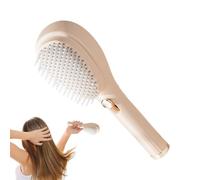 Peigne de massage antiétatique, brosse à cheveux pour les femmes, massage télescopique rotatif, brosse à cheveux auto-défendante, peigne antistatique pour les types de cheveux, humide ou sec