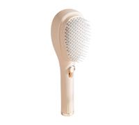 Peigne de massage antistatique, brosse à cheveux pour femme, poignée ergonomique, peigne à cheveux avec poils rétractables, brosse auto-nettoyante, peigne antistatique pour les types de cheveux