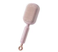 Peigne de massage coussin rétractable, Brosse à cheveux auto-nettoyante rétractable pour les femmes hommes, Peigne anti-statique coussin à air, pour tous les types (B)