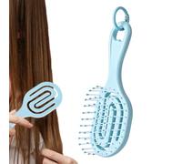 Peigne De Massage Crânien Coiffante Dents Élastiques Creuses Séchage