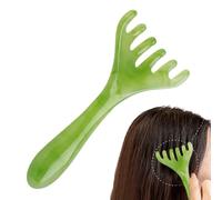Peigne de massage du cuir chevelu, appareil de massage manuel en résine avec effet relaxant | Massage de la tête portable pour soins capillaires voyage femmes fournitures de coiffure traitement à