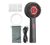 Peigne de massage du cuir chevelu - Applicateur d'huile capillaire 2 en 1, brosse de massage électrique avec réservoir de liquide, stimulateur de croissance par vibration robuste, idéal pour la