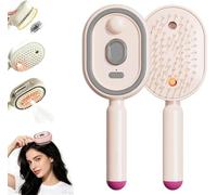 Peigne de massage électrique à coussin d'air 2026, brosse à cheveux électrique à vapeur, brosse à cheveux démêlante, brosse à cheveux démêlante anti-frisottis et lissante pour cheveux épais et bouclés