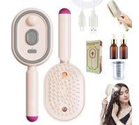 Peigne de massage électrique à coussin d'air, brosse à coussin d'air 5 en 1, brosse électrique à coussin d'air, pour cheveux crépus et soins du cuir chevelu, soulage les nœuds et la sécheresse des