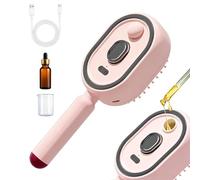 Peigne de massage électrique à coussin d'air par pulvérisation - Brosse de soin du cuir chevelu à lumière rouge rechargeable, outil de coiffure sans fil anti-frisottis | Brosse à cheveux de Massage io
