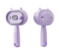Peigne de Massage Électrique À Coussin D'air Spray Auto-nettoyant, 2026 Brosse À Vapeur Brumisation pour Soin Des Cheveux Sujets Aux Frisottis, 3-en-1 Masseur de Cuir Chevelu Anti-statique(Purple)