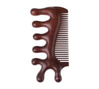 Peigne de massage en bois de santal, peigne multifonction, griffes, peigne à dents larges
