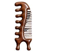 Peigne de massage en bois de santal vert de 12,5 cm