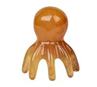 Peigne de massage en résine avec motif pieuvre - Masseur portable à huit trous pour cuir chevelu | Accessoire de santé pour la maison, le spa, la douche, la famille, le cou, le corps, les voyages