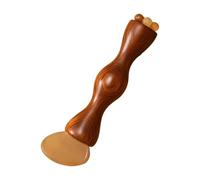 Peigne de massage facial 2 en 1 Gua Sha Grattoir | Peigne de massage facial à double extrémité avec 5 perles + grattoir plat, prise en main ergonomique, pour le visage, le cou