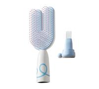 Peigne de massage magnétique en forme de U pour cuir chevelu | Peigne de massage antistatique à coussin d'air pour cheveux longs et bouclés, pour la maison, les voyages, dames, filles