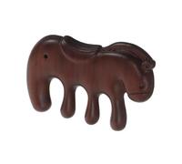 Peigne de Massage Manuel en Bois de Santal, Édition 2026 Année du Cheval | Dents Larges, Format Portable, Usage Maison et Voyage, Design Traditionnel Spécial Zodiac