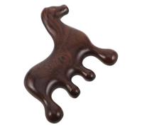 Peigne de Massage, Motif Cheval, pour Cuir Chevelu | Finition Polie à Main, Portable, Usage Maison et Voyage, Présent Nouvel An Chinois du Cheval