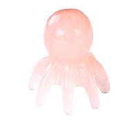 Ｚｉａｌｏｆｉ Peigne de Massage Outil D'Acupression Masseur de Cuir Chevelu Masseur Corporel Masseur de Tête Portable à Huit Branches pour Massage Apaisant Adapté P, Rose