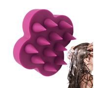 Peigne de massage, peigne pour cuir chevelu | Brosse de massage capillaire antidérapante - Épurateur de cuir chevelu avec poils en Silicone souple pour la croissance des cheveux, brosse à shampoing po