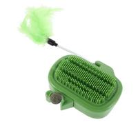 Peigne de Massage pour Chaton Mural, Coin de Grattage Vert PP | Coins de Mur et Pieds de Table, Usage Interactif, Fonction Grattage et Massage, Accessoire Chat Intérieur