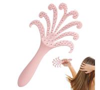 Peigne de massage pour cheveux - Brosse Octopus à Sec et Humide,Masseur Crantière Portatif - pour Femmes Hommes Maison Salon Spa Voyage Fêtes Festival Mariage Soirée Toilettage