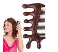 Peigne de massage pour cuir chevelu, en bois, pour le soin du cuir chevelu, outil antistatique portatif pour la croissance des cheveux et la détente de la tête, du cou, du corps, des bras, des mains