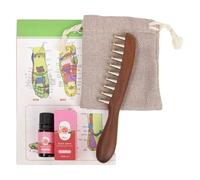 Peigne de massage pour la croissance des cheveux, pour massage du cuir chevelu, brosse de massage pour points méridiens, pour femmes, adultes, personnes âgées, maison