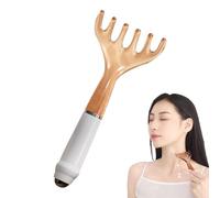 Peigne de massage pour la tête - Appareil de massage ergonomique à six dents - Outil de massage du cuir chevelu - Pour hommes, femmes, adolescents, personnes âgées, douche, spa, salon, maison, voyage