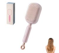 Peigne de massage rétractable, brosse à cheveux autonettoyante pour femme, brosse à cheveux portable, anti-statique, coussin gonflable, peigne de massage anti-casse, pas de traction, pour tous les