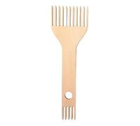 Peigne De Métier À Tisser en Bois, Outils Tressés De Bricolages Peignes À Franges en Macramé À Double Extrémité pour Tapis Artisanat Tapisserie Tissé Faire De L'Artisanat