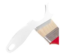 Peigne de nettoyage de brosse - Outil de grattoir à rouleau de peinture de 23,7 cm, système de poils polyvalents avec structure d'élimination de la saleté tenace pour l'efficacité de l'entretien des o