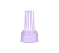 Peigne de nettoyage portable avec griffes ergonomiques pour enlever sans effort les poils et la saleté des brosses