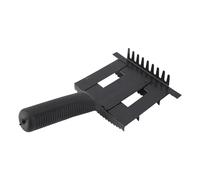Peigne de perte de bétail Peigne de toilettage pour bovins en fer ABS Conception de dents double face pour un toilettage rapide et lisse Outil de massage pour soulager les