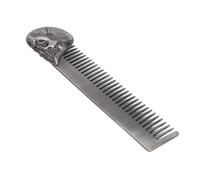 Peigne de poche en métal, peigne à barbe de poche, peigne à cheveux de poche, peigne à huile de poche, peigne de poche, peignes à cheveux
