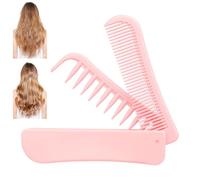 Peigne de Poche Pliable Outil de Coiffure Portable à Double Tête